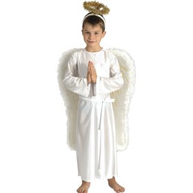 Fun Fashion Χριστουγεννιάτικη Παιδική Στολή Άγγελος Λευκή