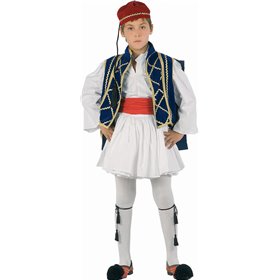 Παραδοσιακή φορεσιά (στολή ) : Παιδικός Τσολιάς για 2-4-6-8-10-12 ετών