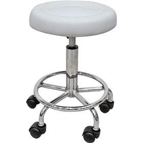 Σκαμπό Γραφείου Bar70 Λευκό 38x38x50cm Σκαμπό Γραφείου Bar70 Λευκό 38x38x50cm