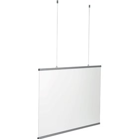 Προστατευτικό διαχωριστικό πάγκου αναρτώμενο από την οροφή μήκους 120cm BRFV-120