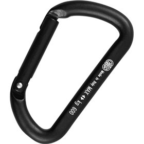 Καραμπίνερ Απλό Kong Mini D Alu Black / Μαύρο / 751NN0400KK