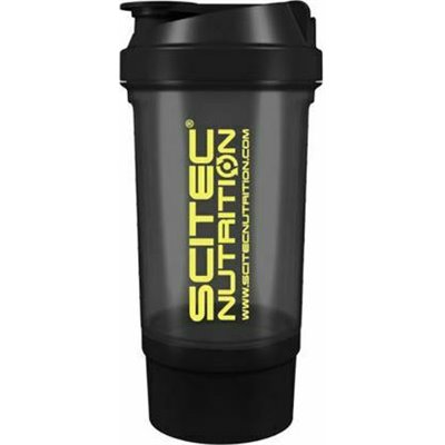 Scitec Nutrition Traveller Shaker Πρωτεΐνης 600ml Πλαστικό Μαύρο