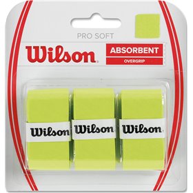 Wilson Pro Soft Overgrip Πράσινο 3τμχΚωδικός: WRZ4040LI 