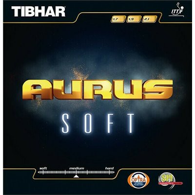 Λάστιχο Πινγκ-Πονγκ Tibhar Aurus Soft Red 1.9