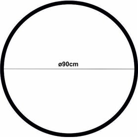 Reinhart 97190 Στεφάνι Ρυθμικής με Διάμετρο 90cm Μαύρο Reinhart 97190 Στεφάνι Ρυθμικής με Διάμετρο 90cm Μαύρο