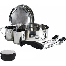 Laken Camping Set Stainless Steel Σετ μαγειρέματος 2 Ατόμων