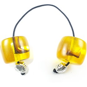 Μπεγλέρι Χειροποίητη Ρητίνη Κίτρινο Με Απομίμηση Μαστίχας