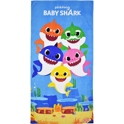Stamion Baby Shark Παιδική Πετσέτα Θαλάσσης 70x140cm
