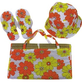 Summer Club Σετ Ψάθα με Σαγιονάρες και Καπέλο Summer Club Σετ Ψάθα με Σαγιονάρες και Καπέλο