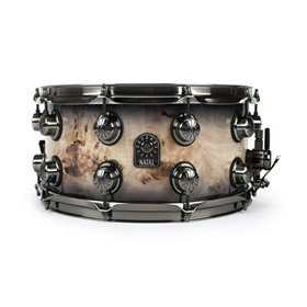 Natal Ταμπούρο Ξύλινο Mappa Burl Snare 14" x 7" Black Smoked GlossΚωδικός: SD-MBB-BS47 