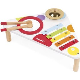 Janod Ξύλινο Κρουστό Musical Table Confetti για 1+ ΕτώνΚωδικός: 07634 