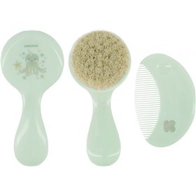 Kikka Boo Βρεφική Βούρτσα &amp Χτένα Bristles Mint 2τμχ