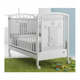 Pali Κούνια Birba White για Στρώμα 64x126cm