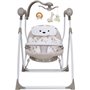 Cangaroo Relax Μωρού Κούνια Swing Star Beige με Μουσική Για Μέγιστο Βάρος Παιδιού 9kg