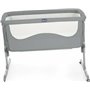 Chicco Λίκνο Next2Me Air Dark Grey με Στρώμα και Πλαϊνό Άνοιγμα