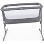 Chicco Λίκνο Next2Me Air Dark Grey με Στρώμα και Πλαϊνό Άνοιγμα