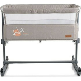 Cangaroo Λίκνο Always Together Beige με Στρώμα και Πλαϊνό Άνοιγμα