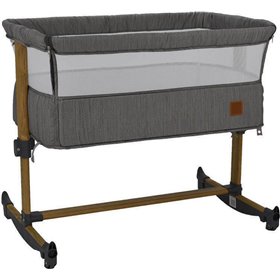 Bebe Stars Λίκνο Side To Mom Beige με Στρώμα Bebe Stars Λίκνο Side To Mom Beige με Στρώμα