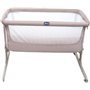 Chicco Λίκνο Next2Me Air Dark Beige με Στρώμα και Πλαϊνό Άνοιγμα