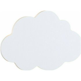 Aca Παιδικό Φωτιστικό Ξύλινο Συννεφάκι 9W Λευκό