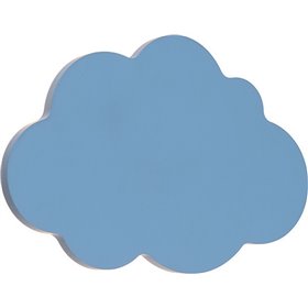 Aca Παιδικό Φωτιστικό Ξύλινο Συννεφάκι Μπλε