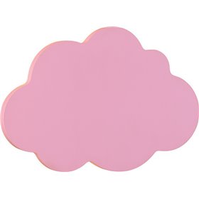 Aca Παιδικό Φωτιστικό Ξύλινο Συννεφάκι Ροζ