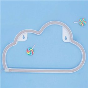 Aca Παιδικό Φωτιστικό Πλαστικό Σύννεφο Λευκό