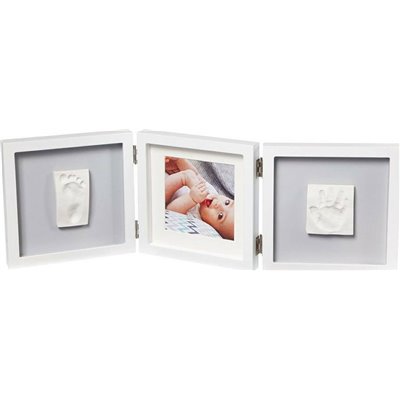 Baby Art Κορνίζα για Αποτύπωμα Μωρού "My Baby Style Double" για Κορίτσι Grey