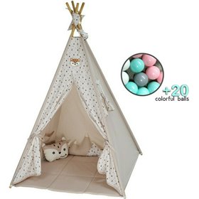 Bebe Stars Παιδική Σκηνή Ινδιάνικη Fox ΚαφέΚωδικός: 302-182  Bebe Stars Παιδική Σκηνή Ινδιάνικη Fox ΚαφέΚωδικός: 302-182
