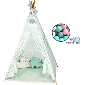 Bebe Stars Παιδική Σκηνή Ινδιάνικη Elephant ΠράσινηΚωδικός: 302-184  Bebe Stars Παιδική Σκηνή Ινδιάνικη Elephant ΠράσινηΚωδικός: 302-184