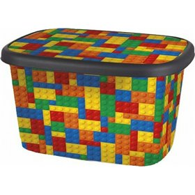 TnS Παιδικό Κουτί Αποθήκευσης από Πλαστικό Πολύχρωμο 53x33x33cm TnS Παιδικό Κουτί Αποθήκευσης από Πλαστικό Πολύχρωμο 53x33x33cm