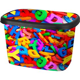 TnS Παιδικό Κουτί Αποθήκευσης από Πλαστικό Πολύχρωμο 54x32x42cm TnS Παιδικό Κουτί Αποθήκευσης από Πλαστικό Πολύχρωμο 54x32x42cm