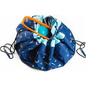 Play&go Παιδικό Στρώμα Παιχνιδιού από Ύφασμα Beach Navy Μπλε 40cm Play&go Παιδικό Στρώμα Παιχνιδιού από Ύφασμα Beach Navy Μπλε 40cm