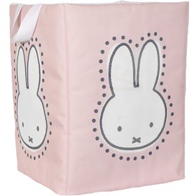 Baby Oliver Παιδικό Καλάθι Αποθήκευσης από Ύφασμα Miffy Ροζ 35x35x45cm