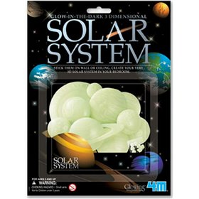 Αυτοκόλλητο Τοίχου Φωσφοριζέ Solar System