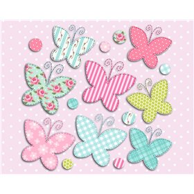 Αυτοκόλλητο Τοίχου Butterfly M 15τμχ