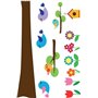 Αυτοκόλλητο Τοίχου Tree With Flowers XL 21τμχ