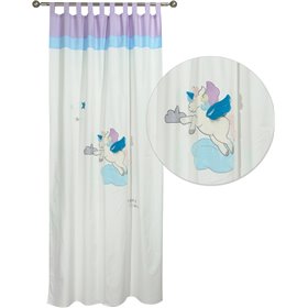 Das Home Παιδική Κουρτίνα 6463 με Τιράντες 140x260cm Das Home Παιδική Κουρτίνα 6463 με Τιράντες 140x260cm