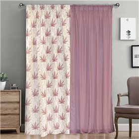 Lino Home Παιδική Κουρτίνα Hindu με Τρέσα 133x270cm 301 Red Lino Home Παιδική Κουρτίνα Hindu με Τρέσα 133x270cm 301 Red