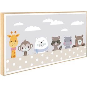 Παιδικό Κάδρο Ζωάκια KDP15 30x60cm