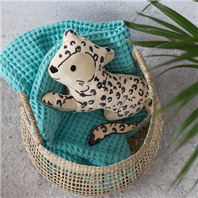 Nima Διακοσμητικό Μαξιλάρι Κούνιας "Sleepy Panther" Μπεζ 22x33cm