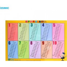 Cosmic Αφίσα Προπαίδεια 68x44cm Cosmic Αφίσα Προπαίδεια 68x44cm