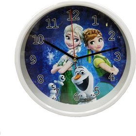 Παιδικό Ρολόι Τοίχου Frozen Πλαστικό Παιδικό Ρολόι Τοίχου Frozen Πλαστικό