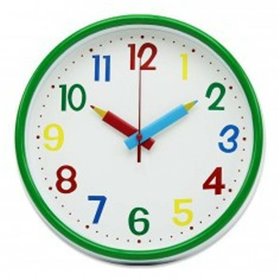 Παιδικό Ρολόι Τοίχου Μολύβια Πλαστικό Παιδικό Ρολόι Τοίχου Μολύβια Πλαστικό