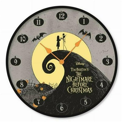 Pyramid International Παιδικό Ρολόι Τοίχου The Nightmare Before Christmas Ξύλινο