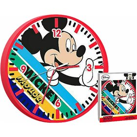 Disney Παιδικό Ρολόι Τοίχου Mickey Mouse Disney Παιδικό Ρολόι Τοίχου Mickey Mouse