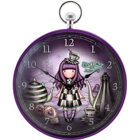 Santoro Παιδικό Ρολόι Τοίχου A Little More Tea Πλαστικό Santoro Παιδικό Ρολόι Τοίχου A Little More Tea Πλαστικό