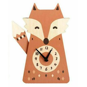 Helio Ferretti Παιδικό Ρολόι Τοίχου Αλεπουδίτσα 121066 Ξύλινο Helio Ferretti Παιδικό Ρολόι Τοίχου Αλεπουδίτσα 121066 Ξύλινο