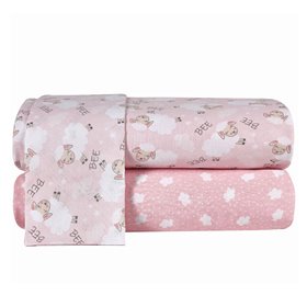 Kentia Σετ Σεντόνια Κούνιας Merinos 120x170cm Kentia Σετ Σεντόνια Κούνιας Merinos 120x170cm