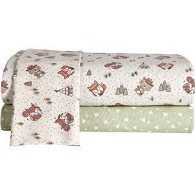 Kentia Σετ Σεντόνια Κούνιας Jones 120x170cm